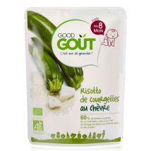 Good Goût Plat Risotto de Courgettes au Chèvre +8m Bio 190g - Légumes -