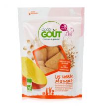 Good Goût Biscuits Carrés Mangue +8m Bio 50g - Biscuit -