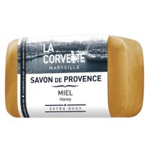 La Corvette Marseille Savon de Provence Miel Filmé 100g