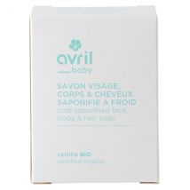 Avril Bébé Savon Visage Corps & Cheveux Bio 100g