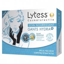 Lytess Paire de gants Baume hydra+ noir TU - Hydratant et Nourrissant, Réparateur -