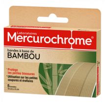 Mercurochrome Bandes à Découper à Base de Bambou 5 unités