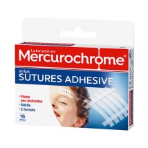 Mercurochrome Strips Sutures Adhésives boite de 16 -