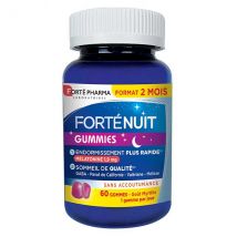 Forté Pharma FortéNuit Gummies 1,9 mg Sommeil 60 gommes Goût Myrtille