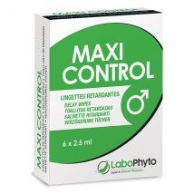 Labophyto MAXI CONTROL - lingettes retardantes d'éjaculation - 6 lingettes