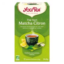 Yogi Tea Thé Vert Matcha Citron 17 sachets Bio