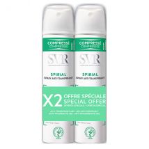 SVR Spirial Spray Anti-Transpirant Intense Lot de 2 x 75ml - Anti-transpirant -