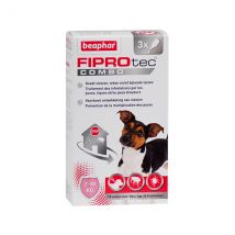 Beaphar FiproTec Combo Petits Chiens 2-10 kg 3 pipettes - Anti-Puce, Anti-Tique -