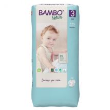 Bambo Nature Couche Taille 3 4-8kg Tall Pack 52 unités - Couche -