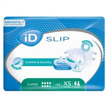 iD Slip Incontinence Change Complet Super Taille XS 14 protections