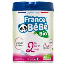 France Bébé Nutrition Lait de Suite 2ème Âge Bio 800g - Relais -