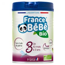 France Bébé Nutrition Lait de Croissance 3ème Âge Bio 800g - Classique -