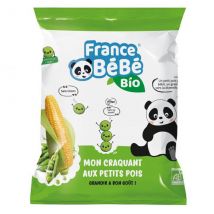 France Bébé Nutrition Mon Craquant Maïs Petits Pois +7m Bio 20g Vegan - Fruits -