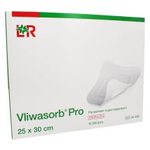 L&R Vliwasorb Pro Pansement Super Absorbant Stérile 25cm x 30cm 10 unités - Absorbant -