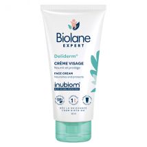 Biolane Expert - Déliderm - Crème Visage - Peaux Sensibles - 50ml pour Peau Normale, Peau Sèche à Très Sèche