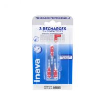 Inava Brossettes 3 Recharges Trio Compact/Flex ISO4 1,5 mm Rouge - Manuel -