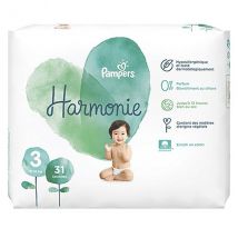 Pampers Harmonie T3 6-10kg 31 couches - Couche -