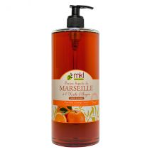 MKL Green Nature Savon Liquide de Marseille Orange & Miel 1L pour Peau Normale