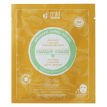 MKL Green Nature Masque Visage Apaisant Après Soleil Bio - Apaisant et Anti-irritation, Anti-Rougeurs -