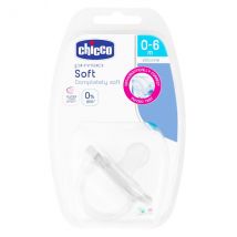 Chicco Physio Forma Soft Sucette Tout Silicone +0m Transparent - Physiologique -