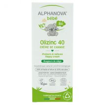 Alphanova Bébé Olizinc 40 Crème de Change Bio 50g