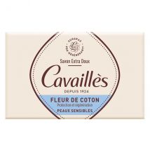 Rogé Cavaillès Savon Surgras Extra Doux Fleur de Coton 150g pour Peau Sensible