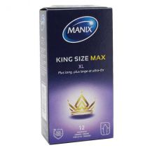 Manix King Size Max 12 préservatifs
