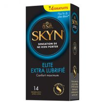 Skyn Elite Extra Lubrifié 10 préservatifs + 4 Offert