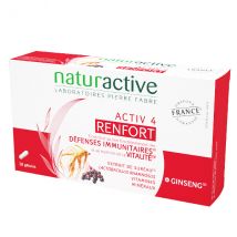 Naturactive Activ 4 Renfort Défenses Immunitaires Vitalité 28 gélules