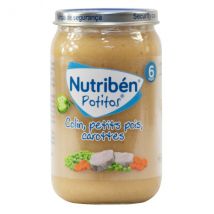 Nutriben Potitos Colin Petits Pois Carottes 235g - Poissons, Légumes -