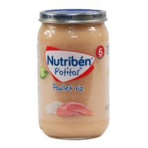 Nutriben Potitos Poulet Riz 235g - Salé, Viandes -