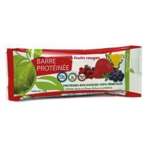 Vit'all+ Barre Protéinée Végétale Fruits Rouges Bio 50g Vegan