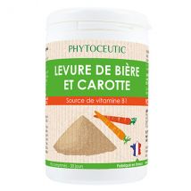 Phytoceutic Levure de Bière et Carotte 90 comprimés - Vitalité -
