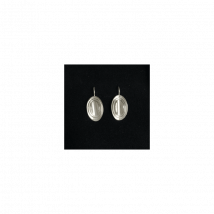 Boucles d'oreilles en argent 3 ovales
