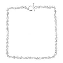 Collier en argent belle mailles rondes