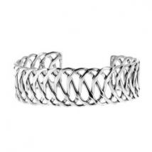 Bracelet en argent tressé
