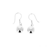 Boucles d'oreilles argent petites boules suspendues