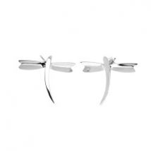 Boucles d'oreilles argent libellule
