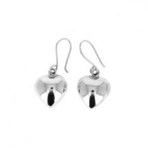 Boucles d'oreilles petit coeur plein