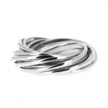 Bague argent quatorze anneaux