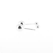 Boucles d'oreilles argent pour piercing petite boule
