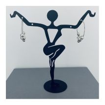 Boucles d'oreilles en argent cinq boules
