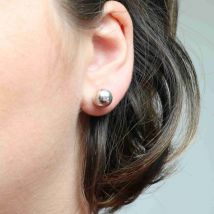 Boucles d'oreilles en argent petites boules