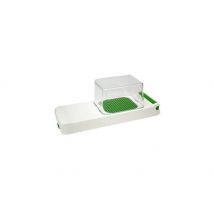 Coupe légumes Alligator avec bac receveur et lames inox - diamètre 5mm