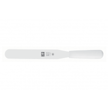 Spatule droite professionnelle Icel inox manche polypropylène 30 cm