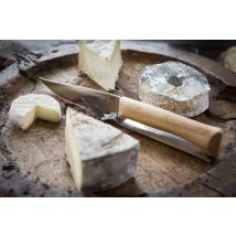 Set à fromage 2 pièces - Couteau Opinel lame 12,5cm et fourchette inox