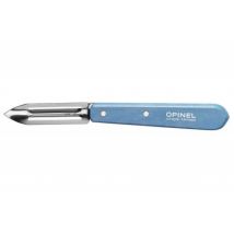 Éplucheur Opinel n°115 Les Essentiels inox manche bois de hêtre - 6cm Bleu