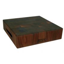 Planche à découper épaisse double face Boos Blocks en bois 46x46cm Noyer