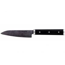 Couteau d'office Kyocera Kizuna noir manche pakka lame céramique HIP 11cm