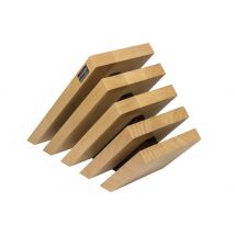 Bloc vide Artelegno Venezia en bois de hêtre pour 10 couteaux de cuisine